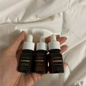 ❌SOLD❌ Missha Mini Ampoule Set: Vita C Plus, Artemisia Calming, Bee Pollen Renew